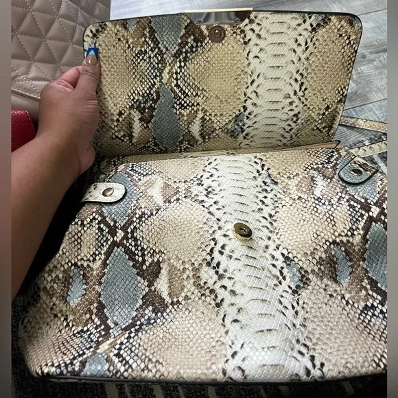 Snakeskin Pattern Handbag - Picture 4 of 4